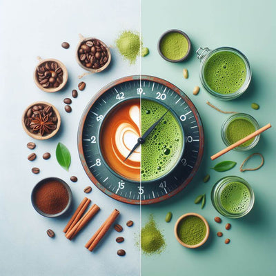 Which has more caffeine, coffee or matcha tea? 