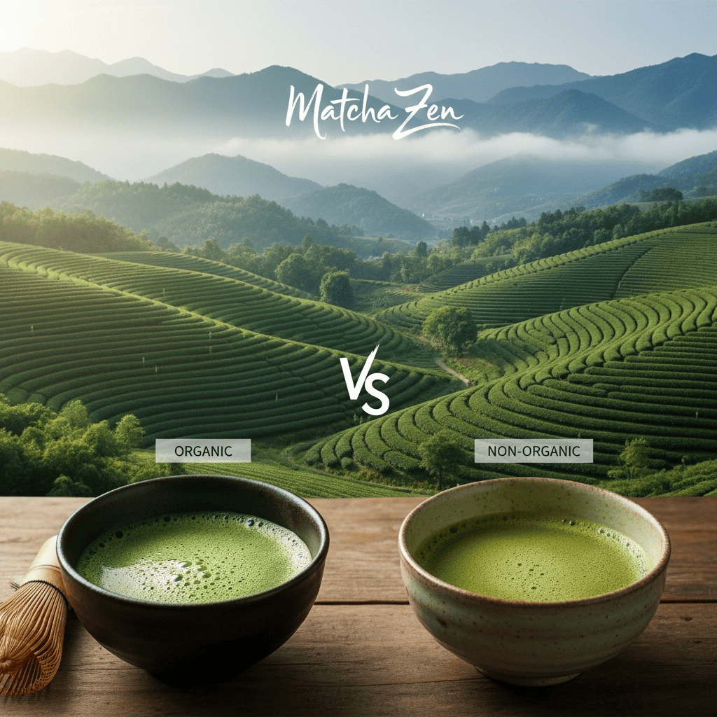 Matcha Orgánico vs No Orgánico