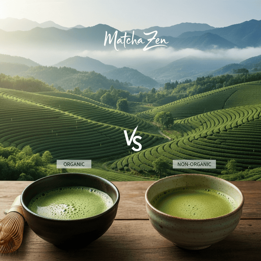 Matcha Orgánico vs No Orgánico