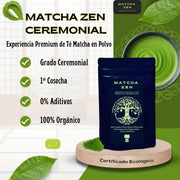 Té Matcha Ceremonial Ecológico 100gr | Matcha Zen