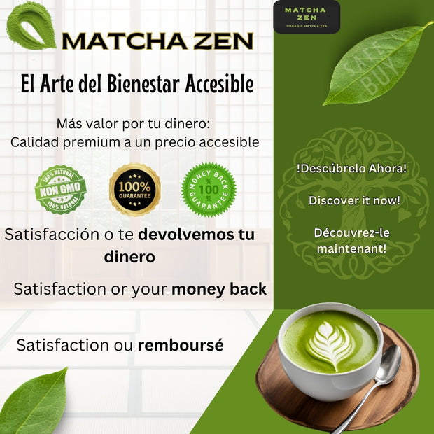 Té Matcha Ceremonial Ecológico 100gr | Matcha Zen