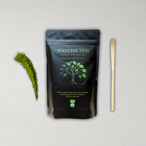 Té Matcha Ceremonial Orgánico 100gr | Matcha Zen - ZENLIFE