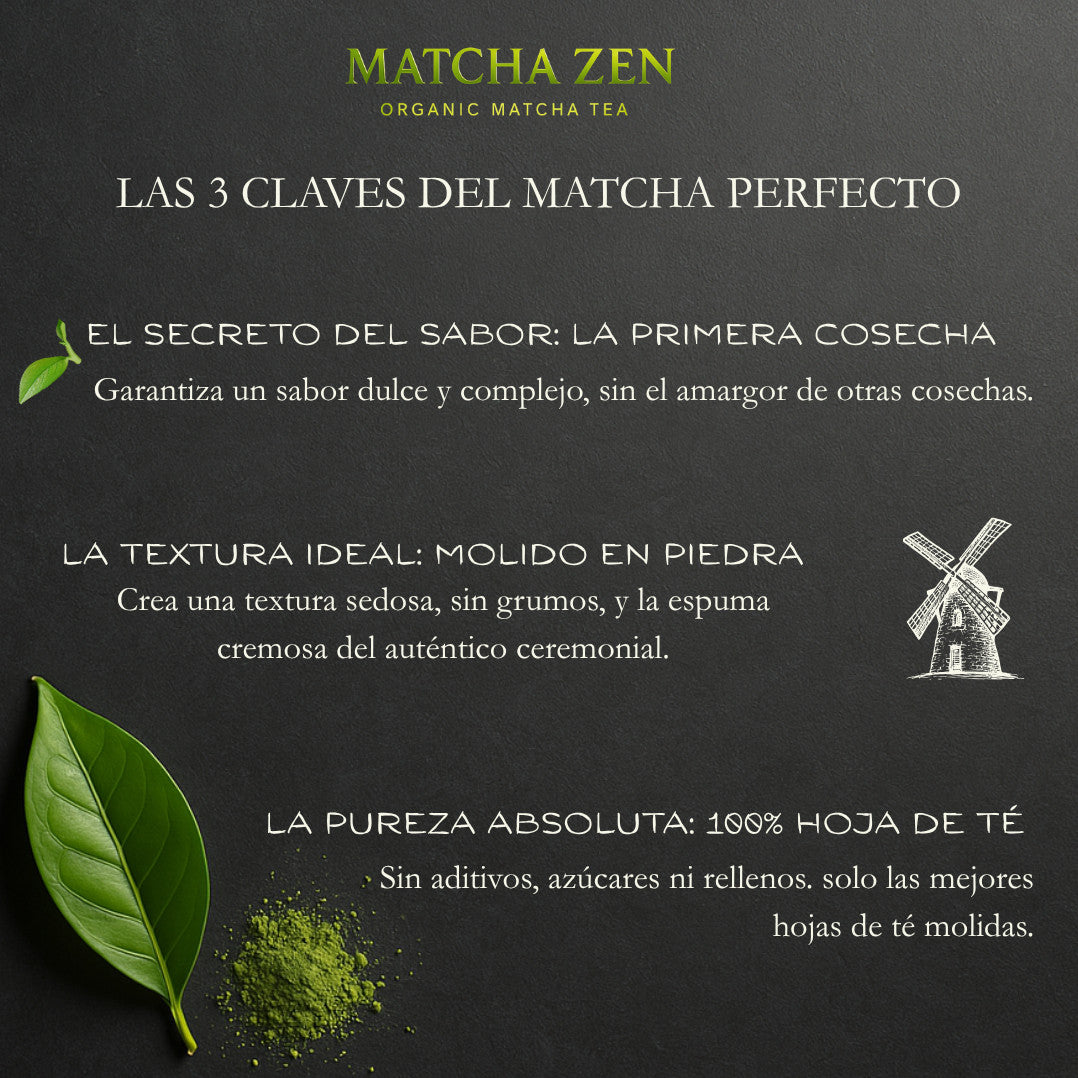 Las tres claves del matcha ceremonial perfecto Matcha Zen