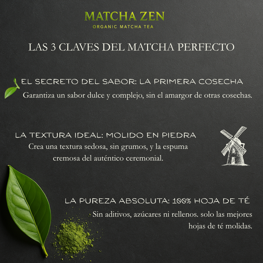 Las tres claves del matcha ceremonial perfecto Matcha Zen