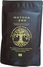 MATCHA ZEN - Te Matcha en Polvo, Premium Culinario, Culinary, Té con Colageno, Te Verde Matcha, macha, machata, Green Tea powder..